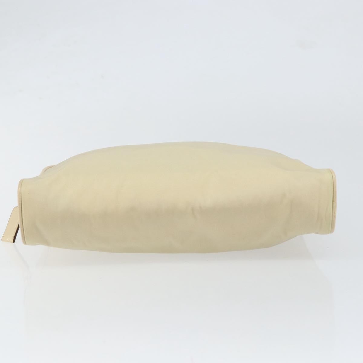 Prada Vintage Handbag Tessuto Beige Nylon Handbag