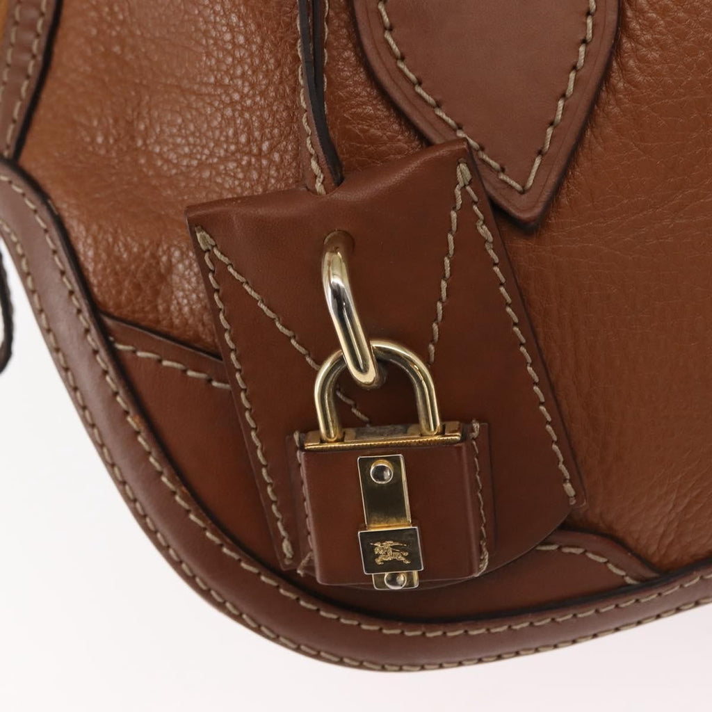 Burberry Orchard Bag Smooth Leather Brown Leather Handbag