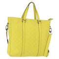 Louis Vuitton Tadao Handbag Damier Infini Leather Yellow Leather Handbag
