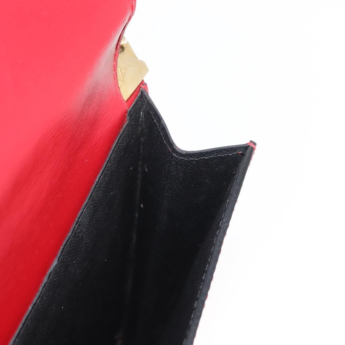 Louis Vuitton Grenelle Shoulder Bag Epi Leather Red Leather Shoulder Bag