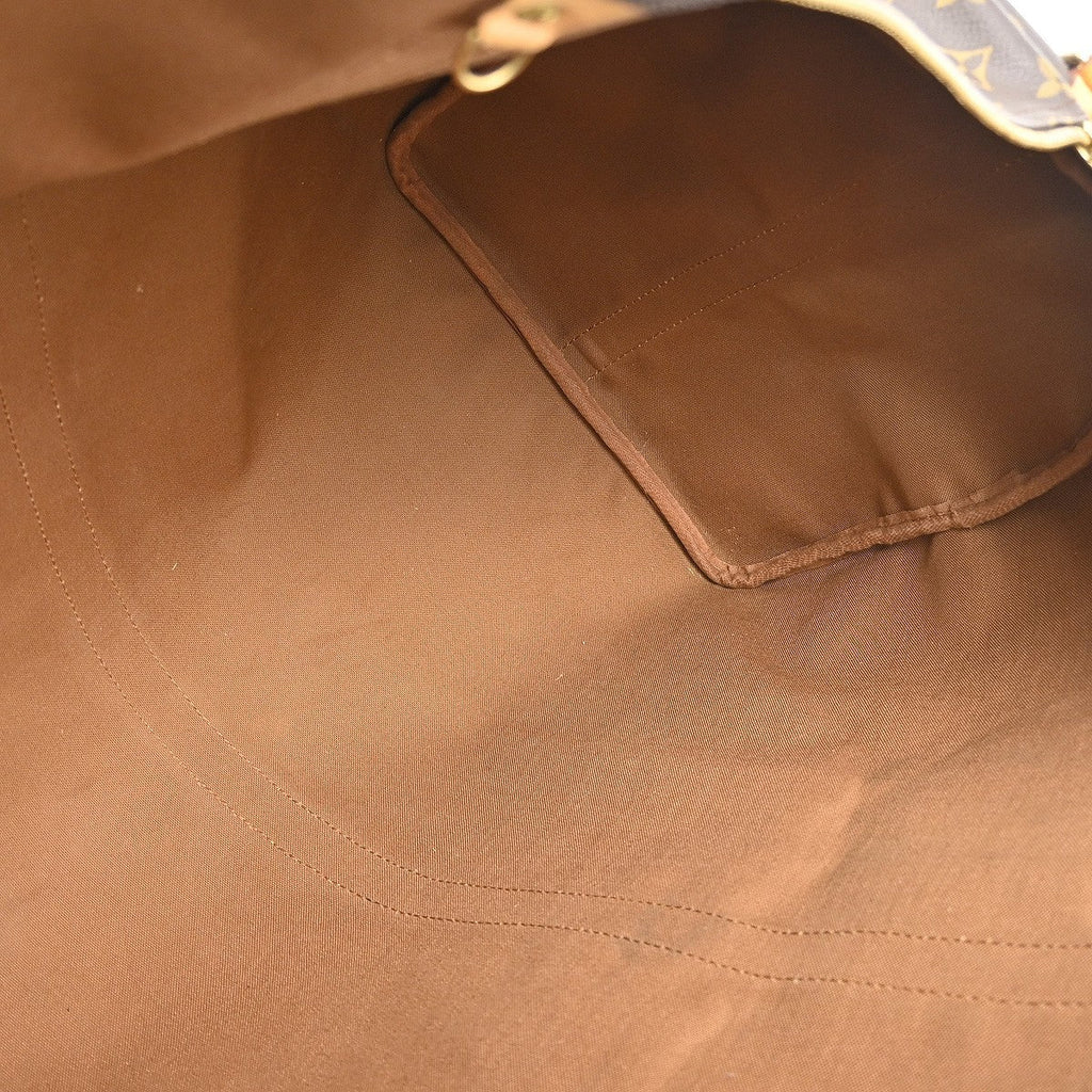 Louis Vuitton Keepall Bag Monogram Canvas Brown Canvas Travel Bag