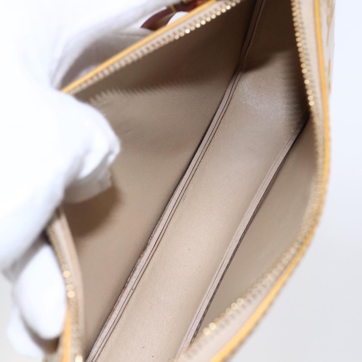Louis Vuitton Lexington Pochette Monogram Vernis Beige Patent_Leather Clutche & Pouche Bag