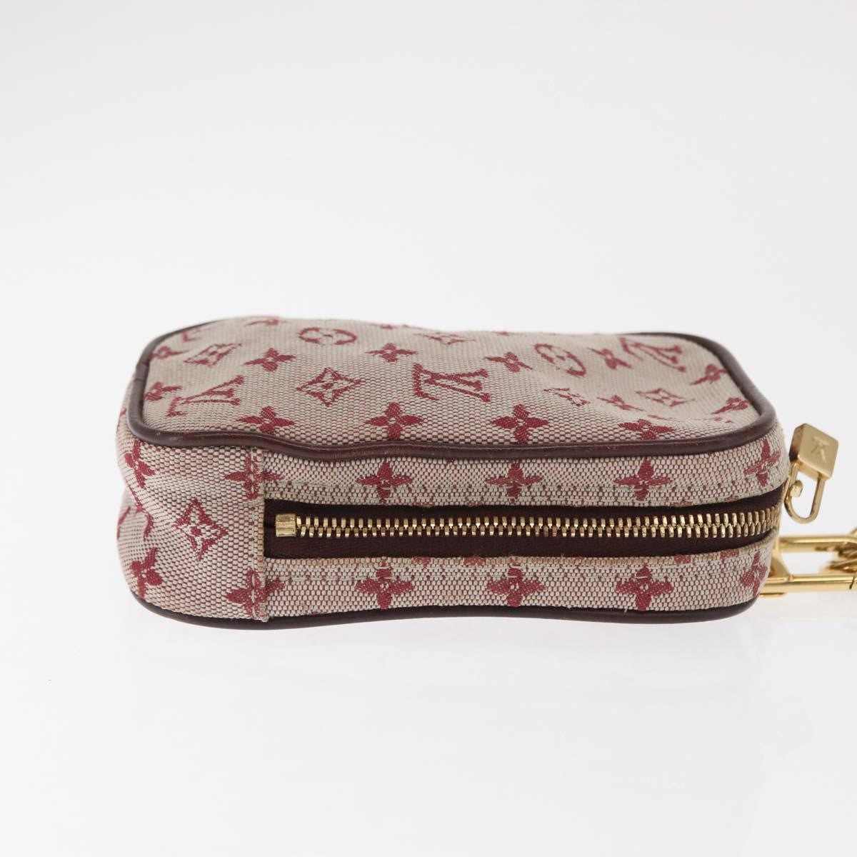 Louis Vuitton Camera Bag Mini Lin Red Canvas Clutche & Pouche Bag