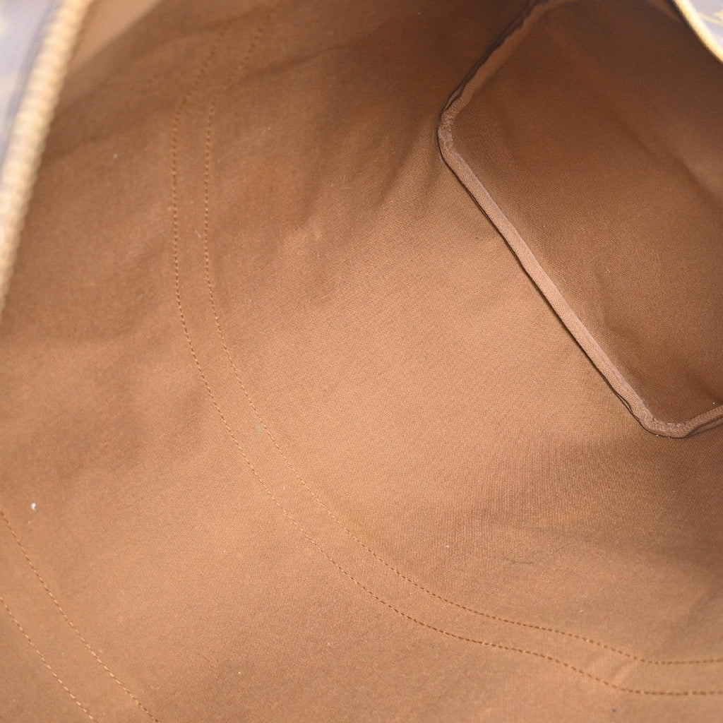 Louis Vuitton Keepall Bag Monogram Canvas Brown Canvas Travel Bag