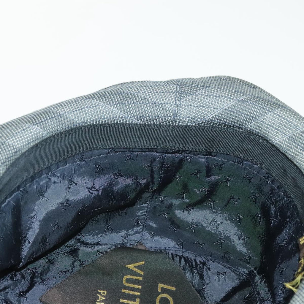 Louis Vuitton Lv Graphical Hat Cotton Gray Cotton Head Accessory Accessory