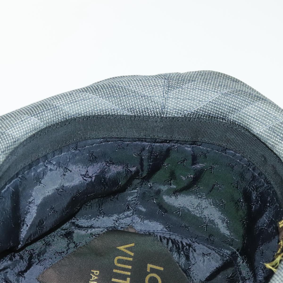 Louis Vuitton Lv Graphical Hat Cotton Gray Cotton Head Accessory Accessory