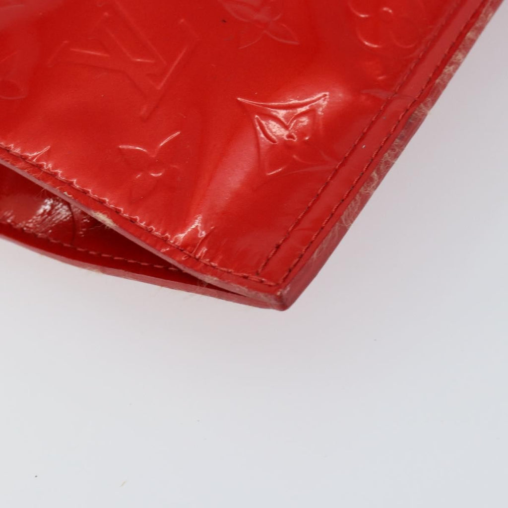 Louis Vuitton Stanton Handbag Monogram Vernis Red Patent_Leather Tote Bag
