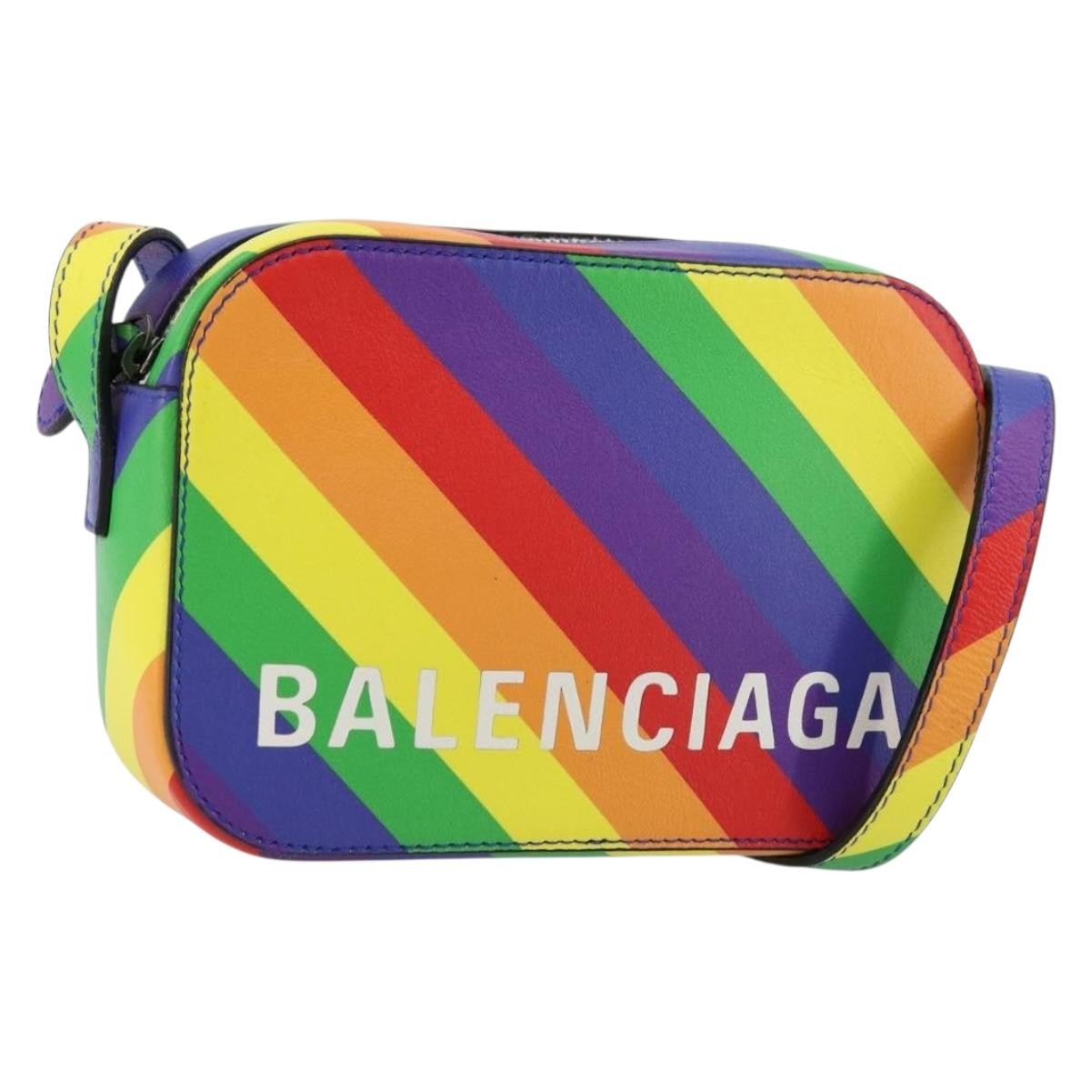 Balenciaga Everyday Camera Bag Leather Multicolour Leather Shoulder Bag