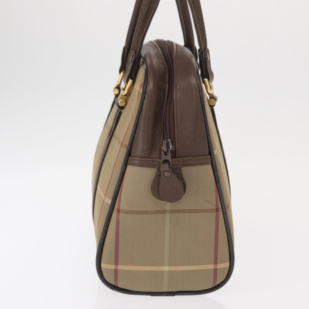 Burberry Nova Handbag Canvas Beige Canvas Handbag
