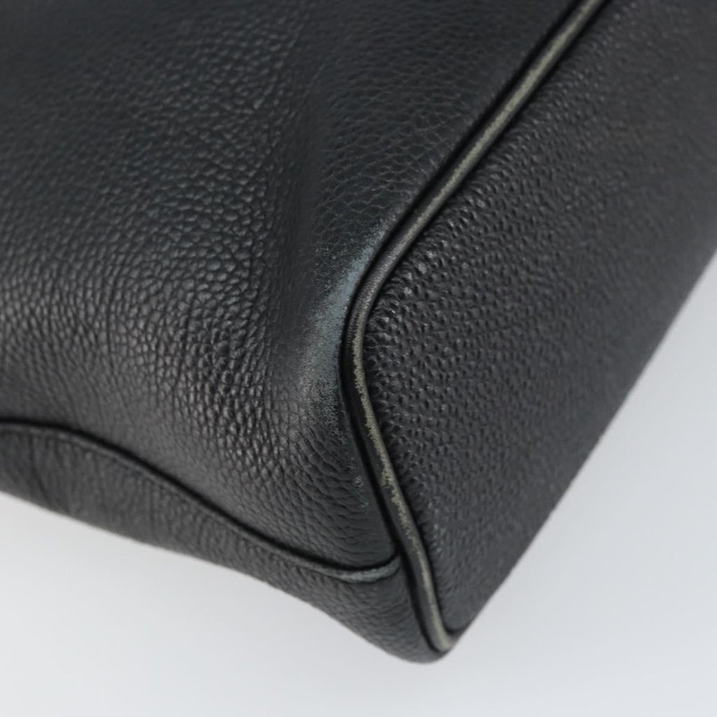 Burberry Vintage Handbag Leather Black Leather Handbag