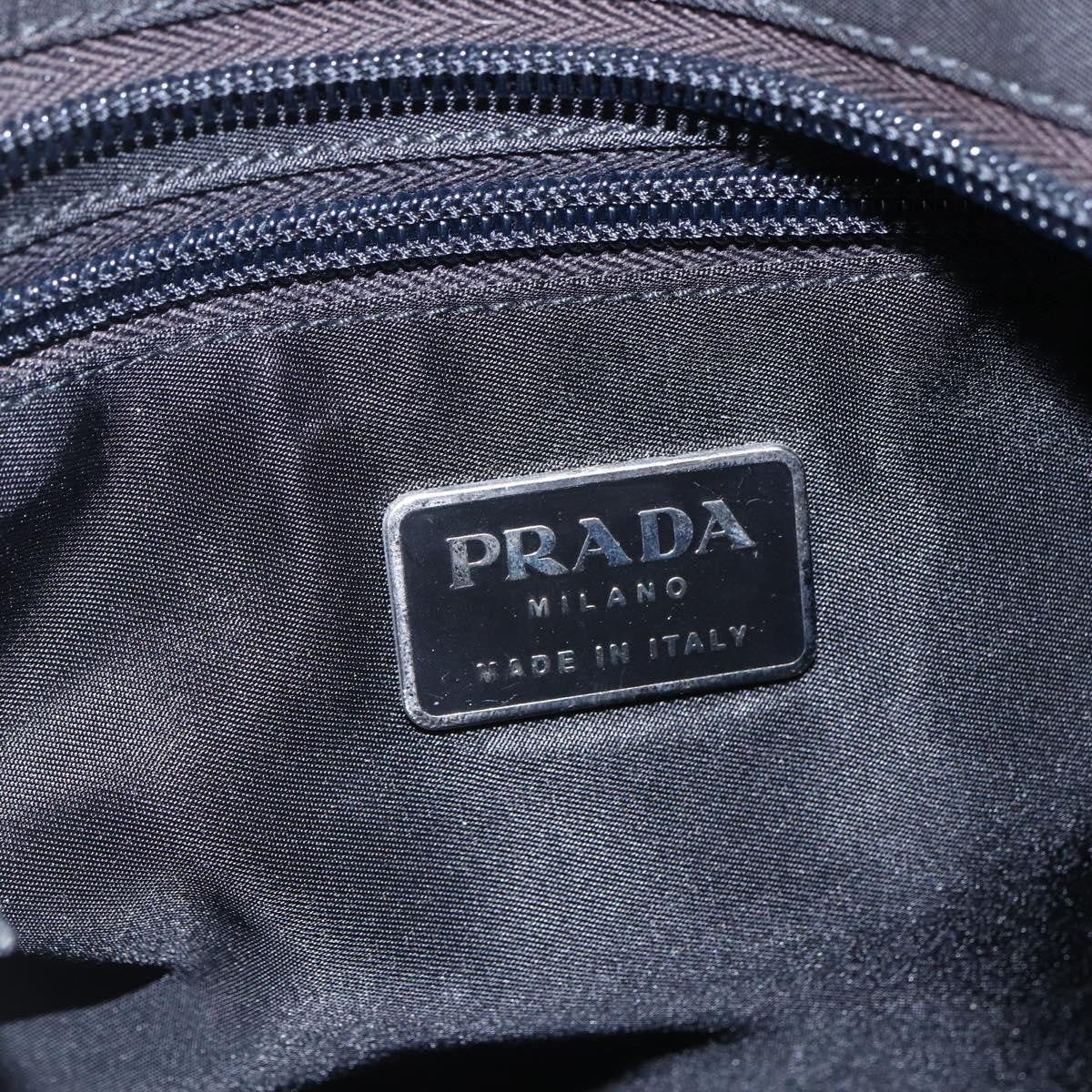 Prada Flat Messenger Bag Tessuto Black Nylon Shoulder Bag Bag