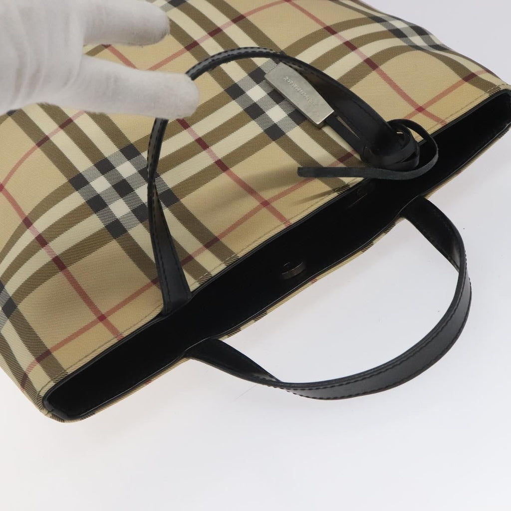 Burberry Nova Check Handbag Nova Check Canvas Beige Canvas Handbag