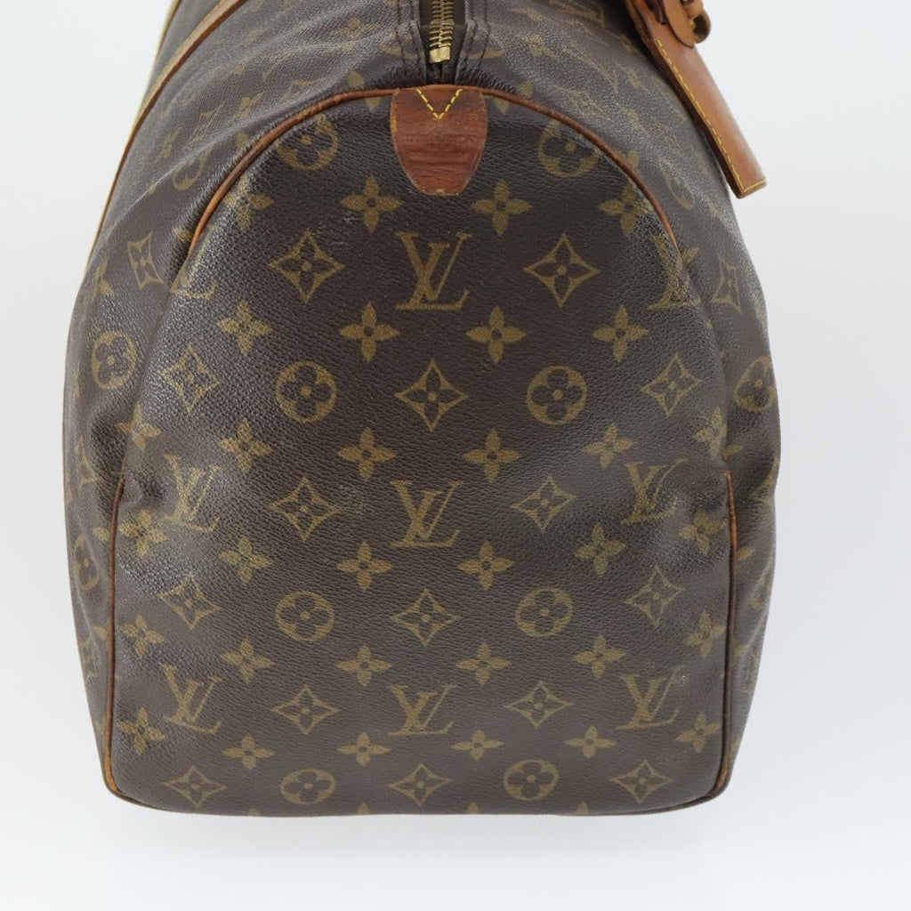 Louis Vuitton Keepall Bag Monogram Canvas Brown Canvas Travel Bag