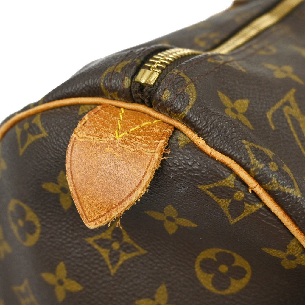 Louis Vuitton Keepall Bag Monogram Canvas Brown Canvas Travel Bag