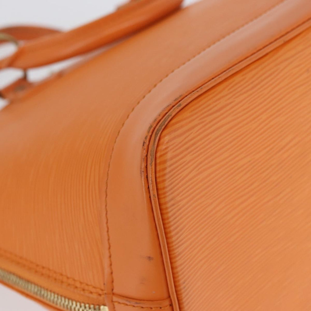 Louis Vuitton Vintage Alma Handbag Epi Leather Orange Leather Handbag