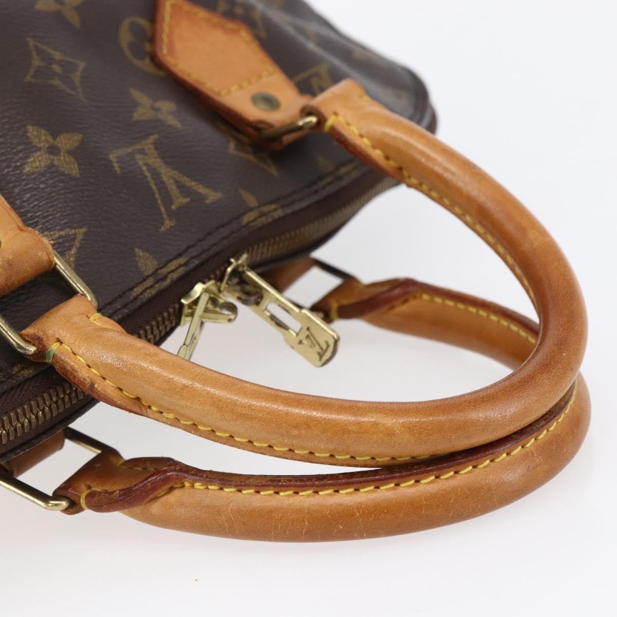 Louis Vuitton Vintage Alma Handbag Monogram Canvas Brown Canvas Handbag