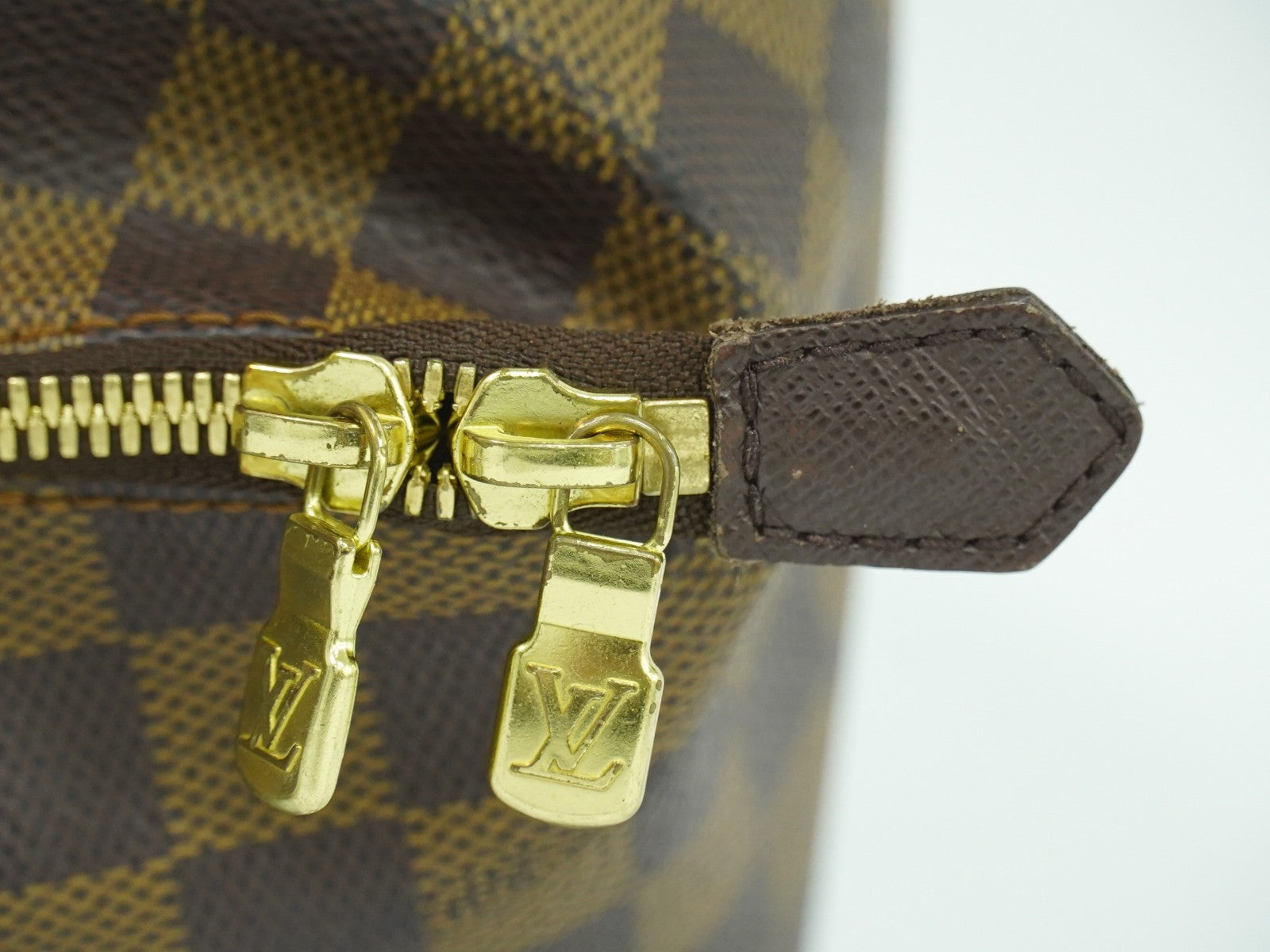 Louis Vuitton Belem Handbag Damier Brown Canvas Shoulder Bag