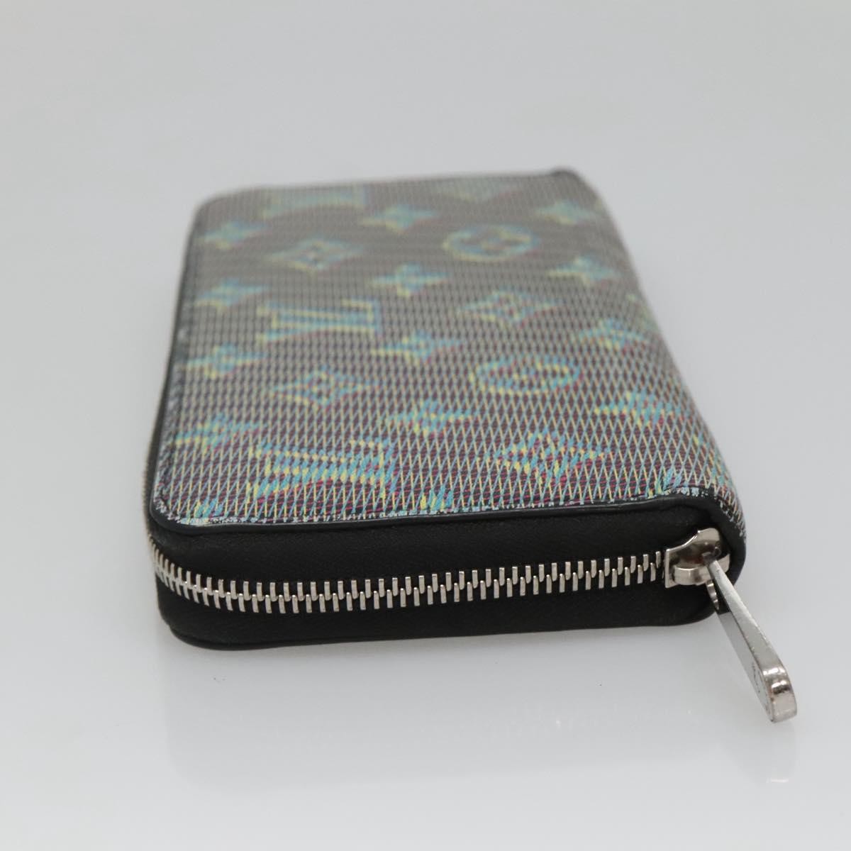 Louis Vuitton Zippy Wallet Nm Monogram Lv Pop Green Canvas Wallets Accessory