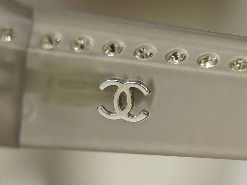 Chanel Logo Cc Sunglasses Plastic Gray Plastic Sunglasse Accessory