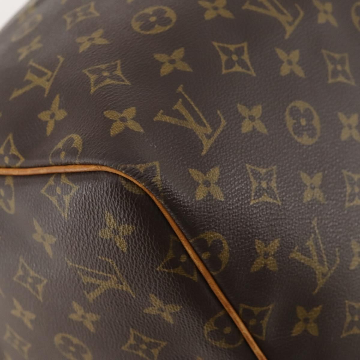 Louis Vuitton Keepall Bag Monogram Canvas Brown Canvas Travel Bag