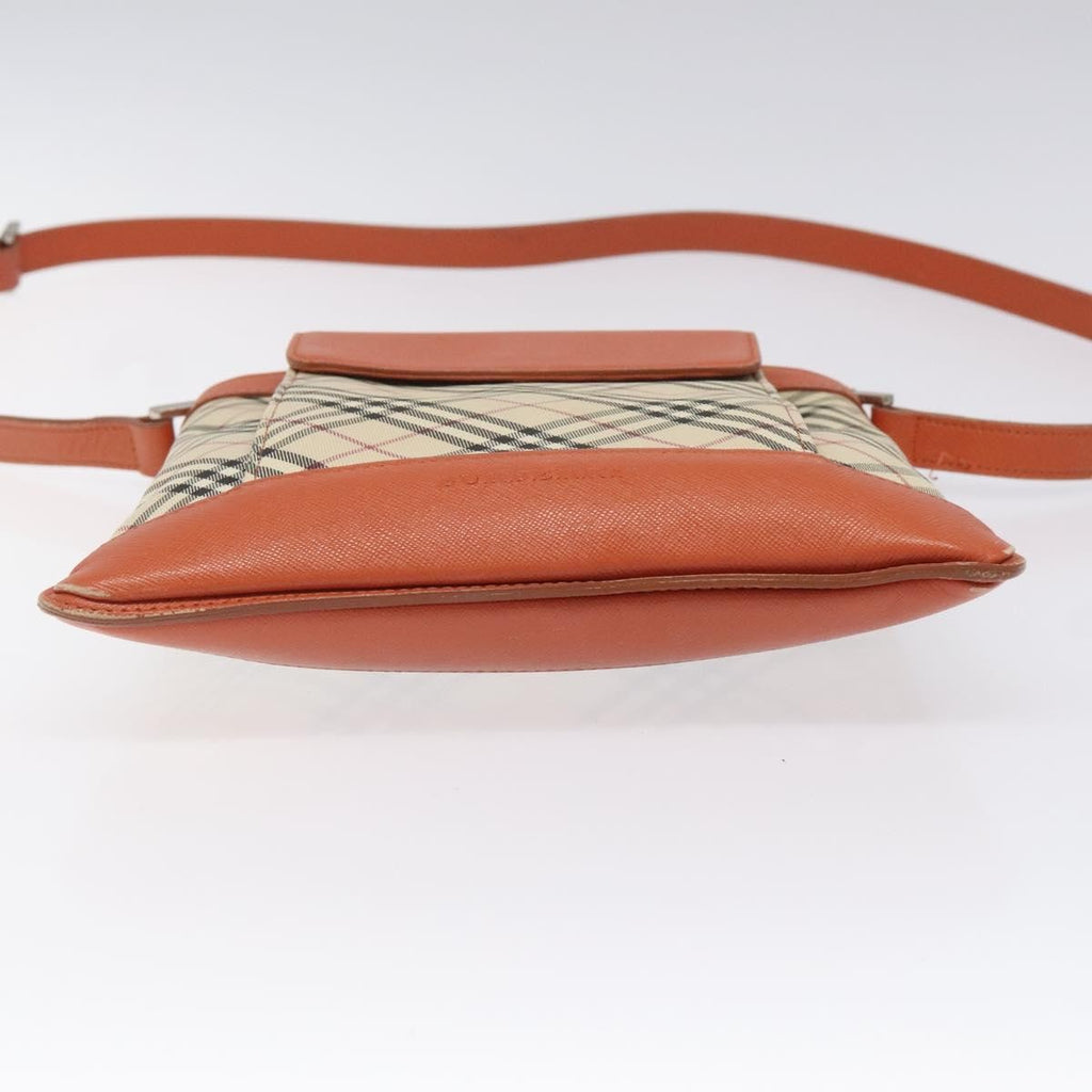 Burberry Nova Check Shoulder Bag Canvas And Leather Beige Canvas Shoulder Bag