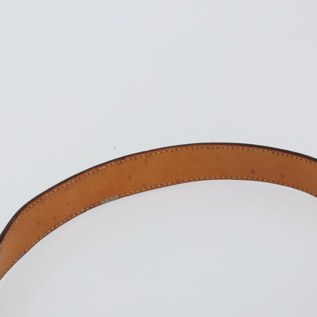 Celine Macadam Shoulder Bag Pvc Leather Beige Canvas Bag