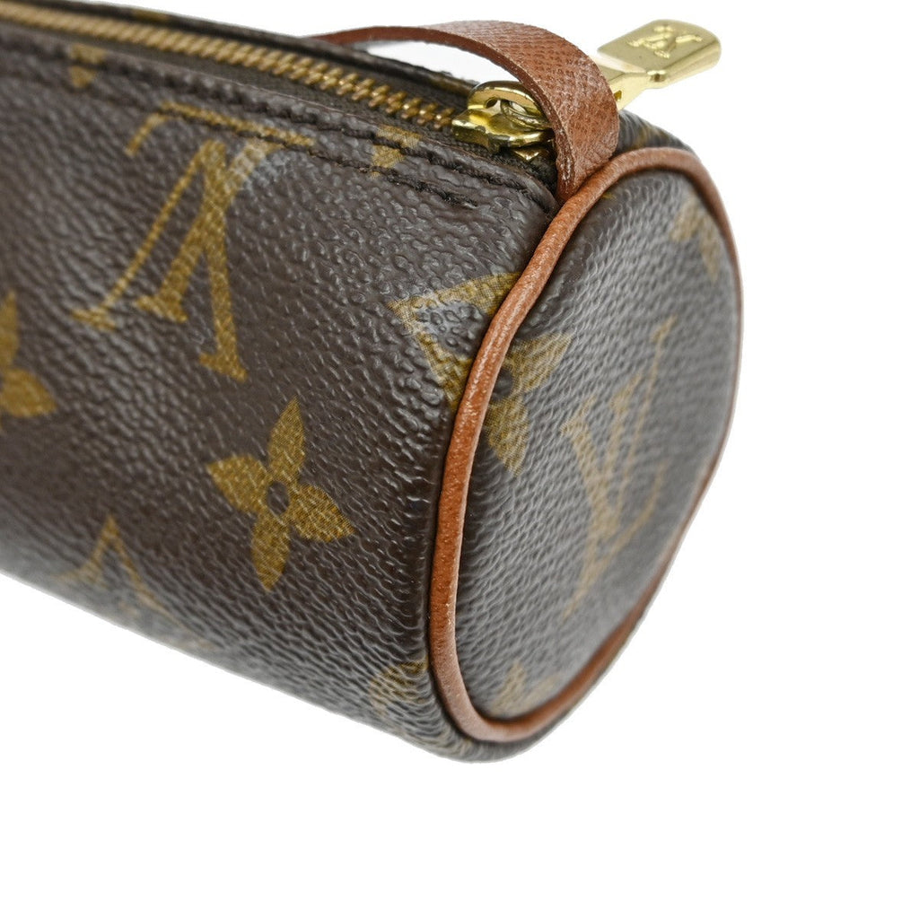 Louis Vuitton Papillon Pochette Monogram Canvas Brown Canvas Clutche & Pouche Bag