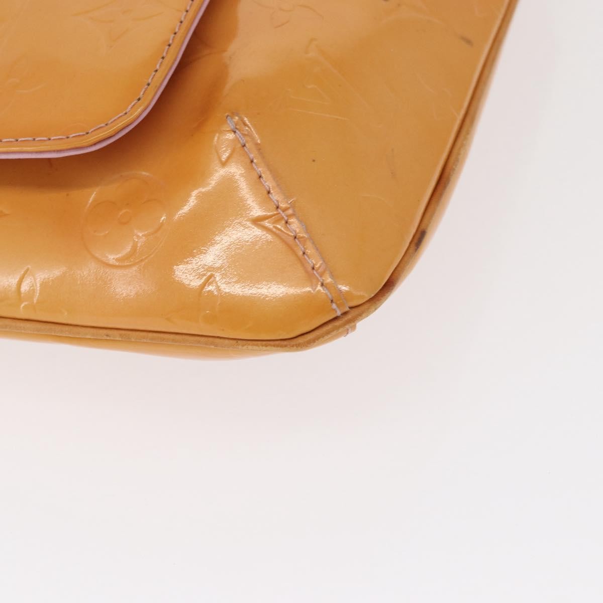 Louis Vuitton Thompson Street Handbag Monogram Vernis Yellow Patent_Leather Shoulder Bag
