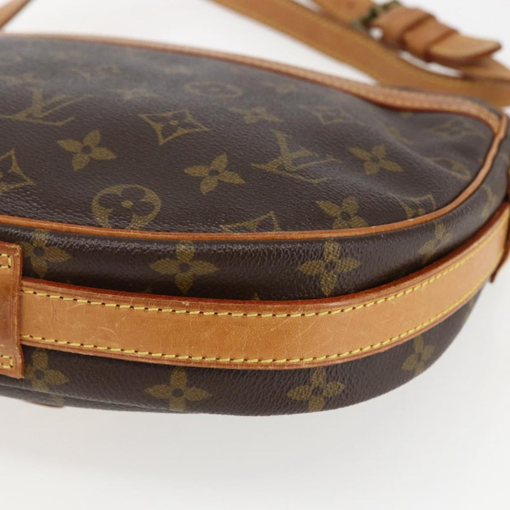 Louis Vuitton Jeune Fille Handbag Monogram Canvas Brown Canvas Shoulder Bag