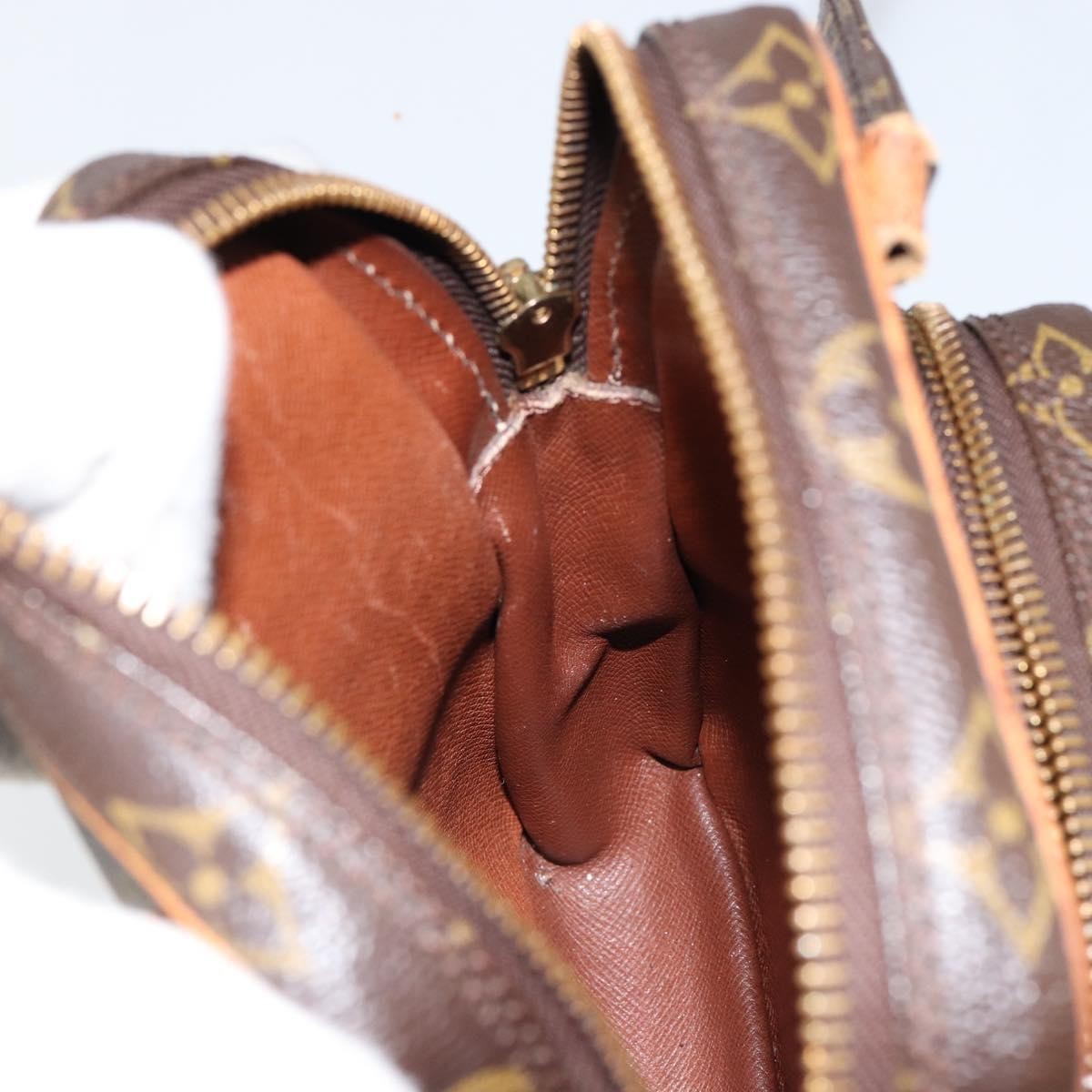 Louis Vuitton Amazone Bag Monogram Canvas Brown Canvas Shoulder Bag