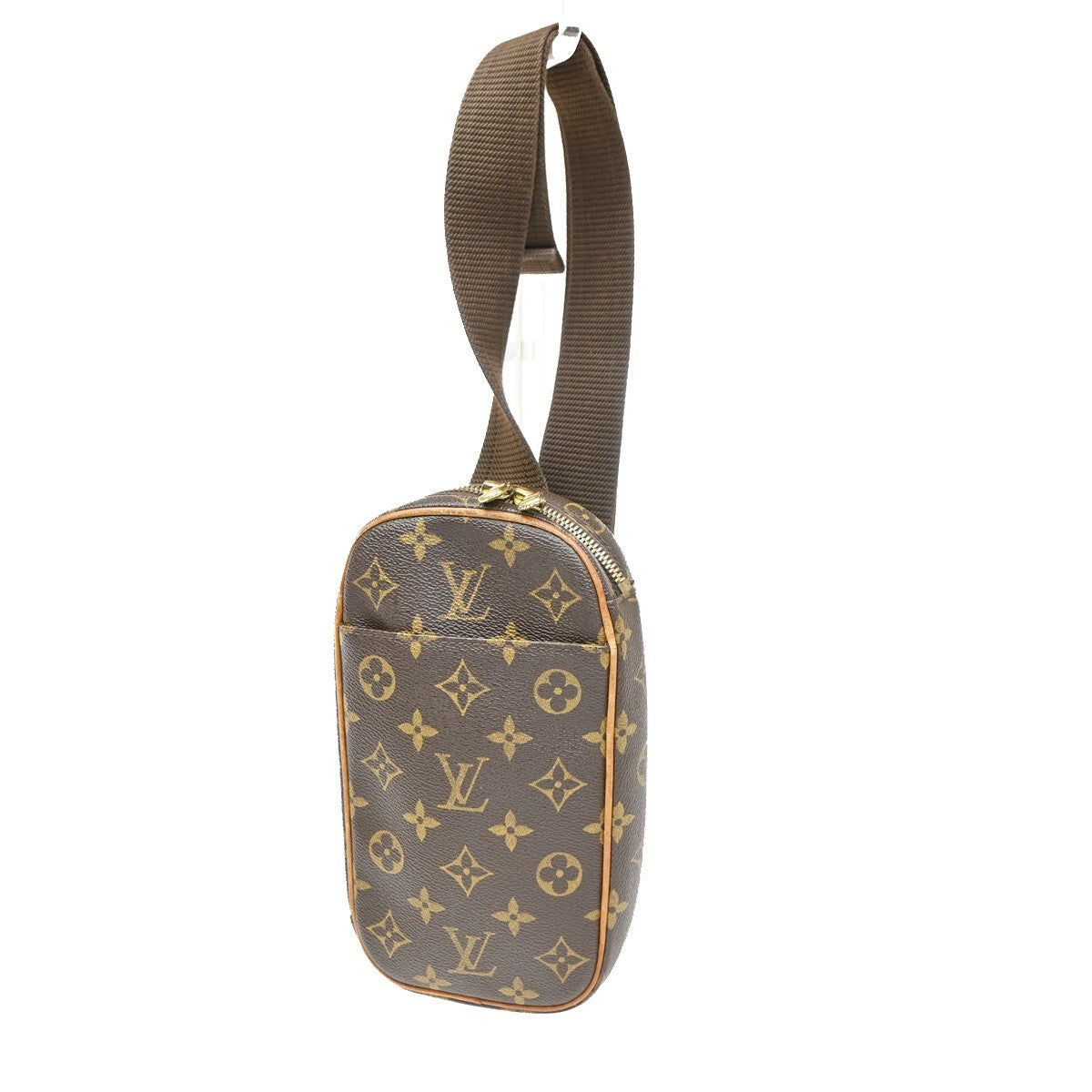 Louis Vuitton Pochette Gange Monogram Canvas Brown Canvas Clutche & Pouche Bag