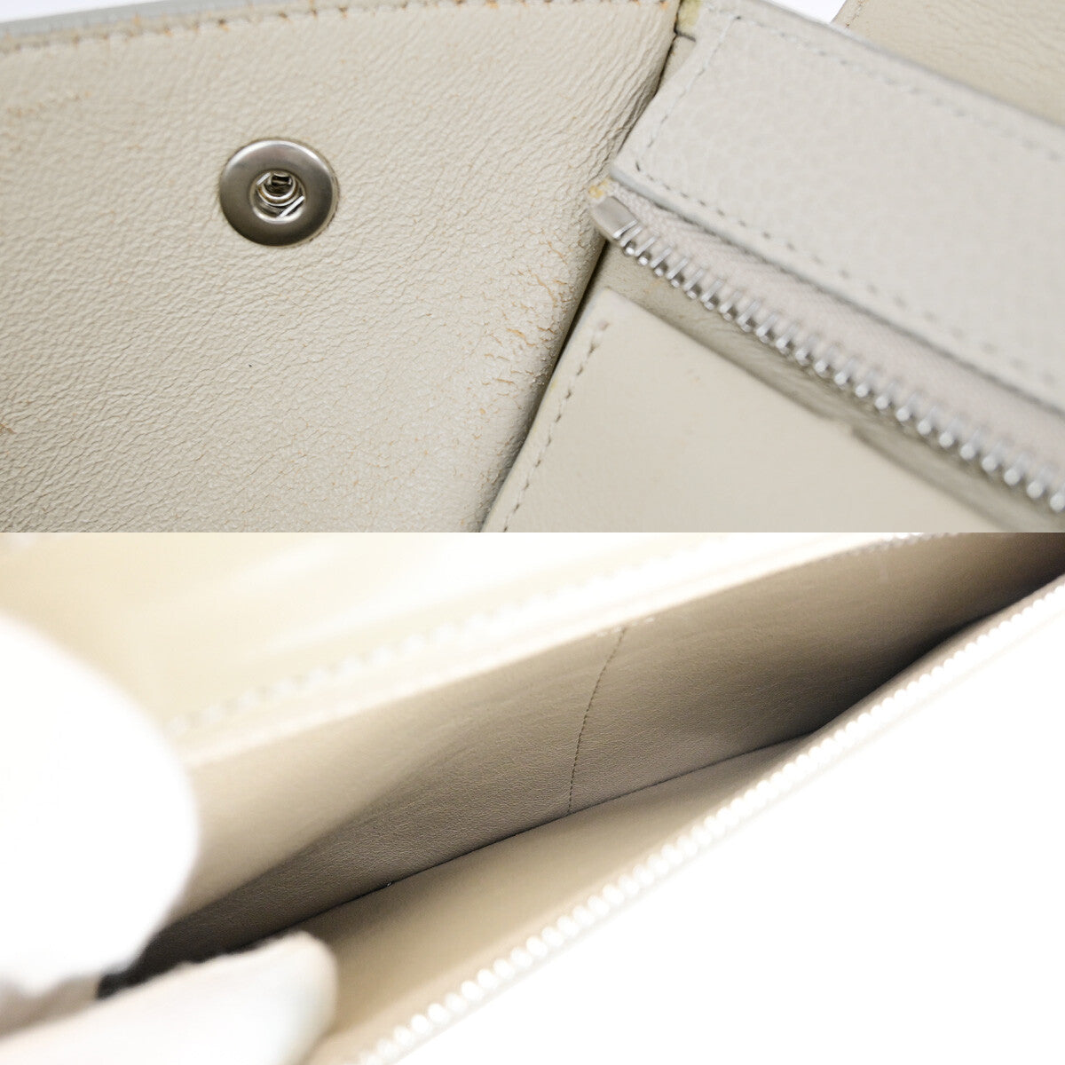 Celine Trapeze Bag Leather Beige Leather Handbag