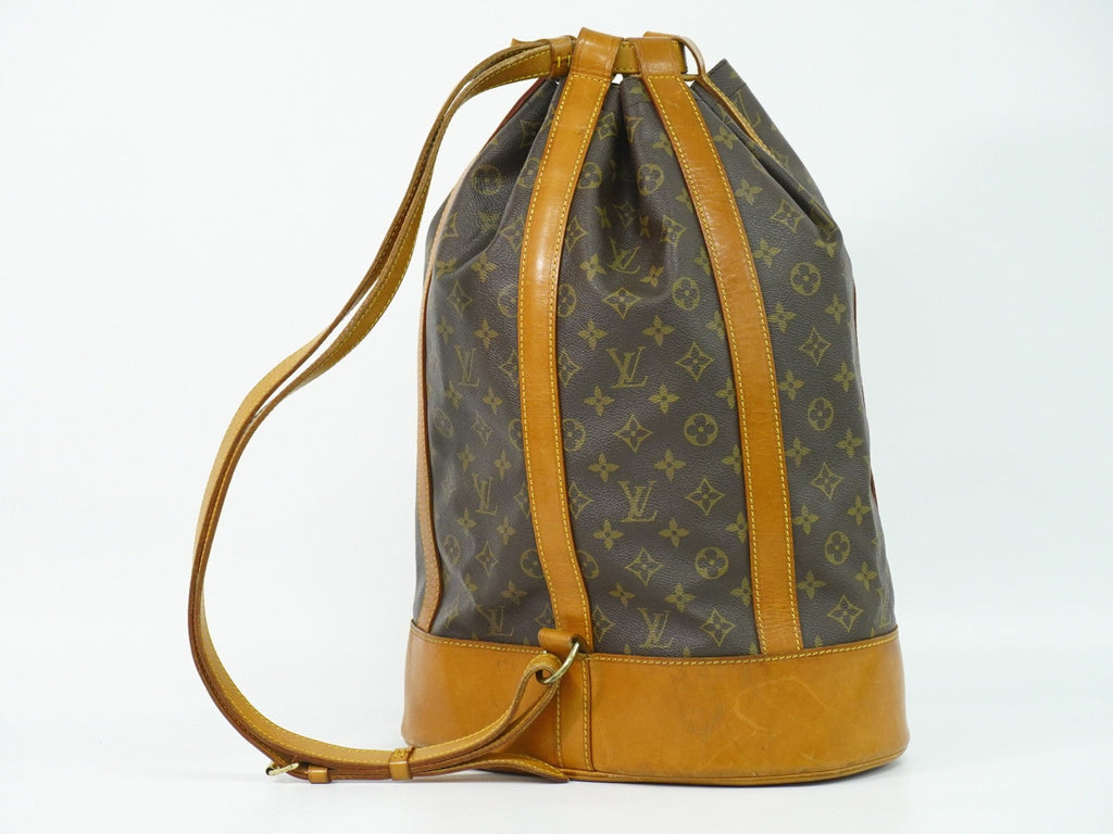 Louis Vuitton Randonnee Backpack Monogram Canvas Brown Canvas Shoulder Bag