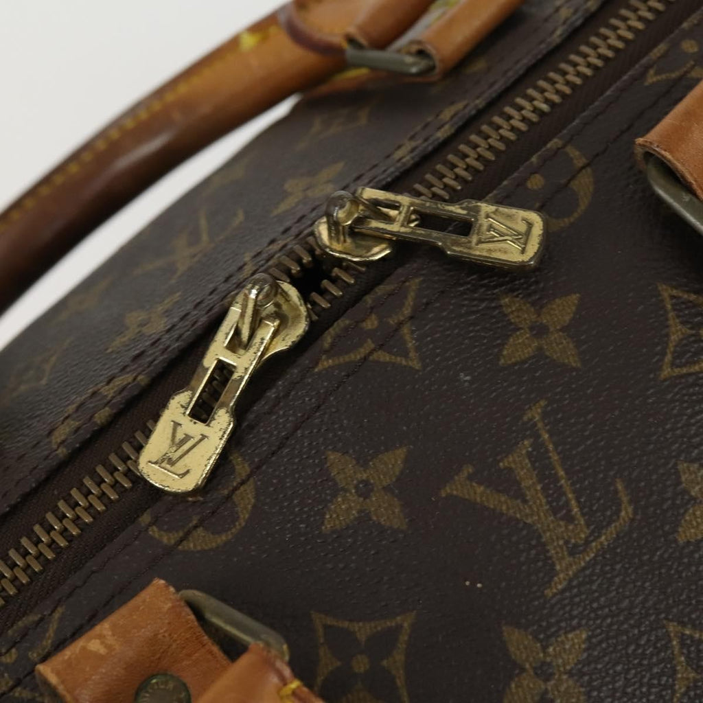 Louis Vuitton Keepall Bag Monogram Canvas Brown Canvas Travel Bag