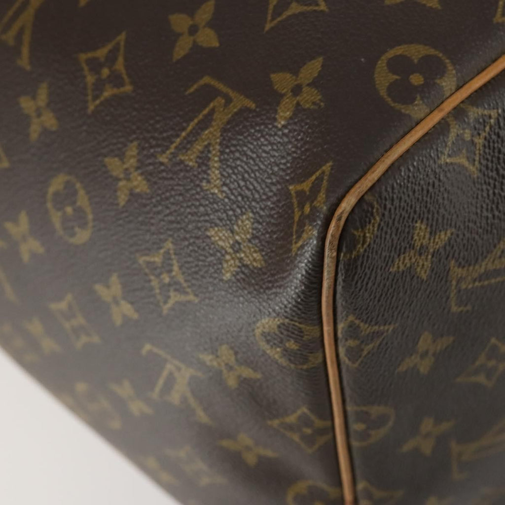 Louis Vuitton Keepall Bag Monogram Canvas Brown Canvas Travel Bag