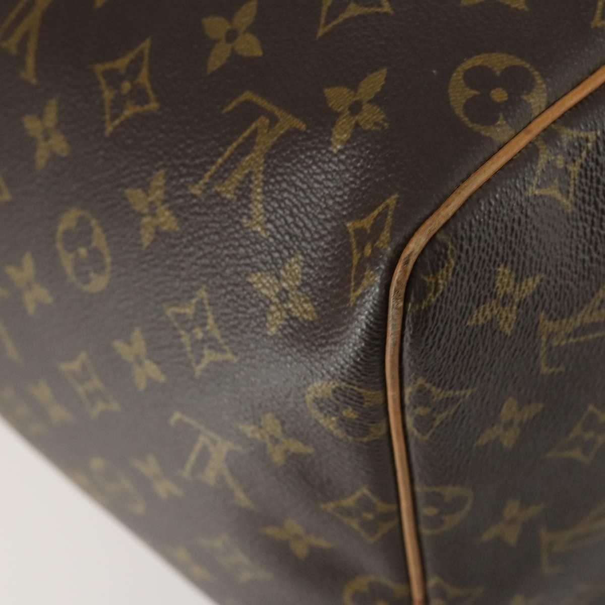 Louis Vuitton Keepall Bag Monogram Canvas Brown Canvas Travel Bag