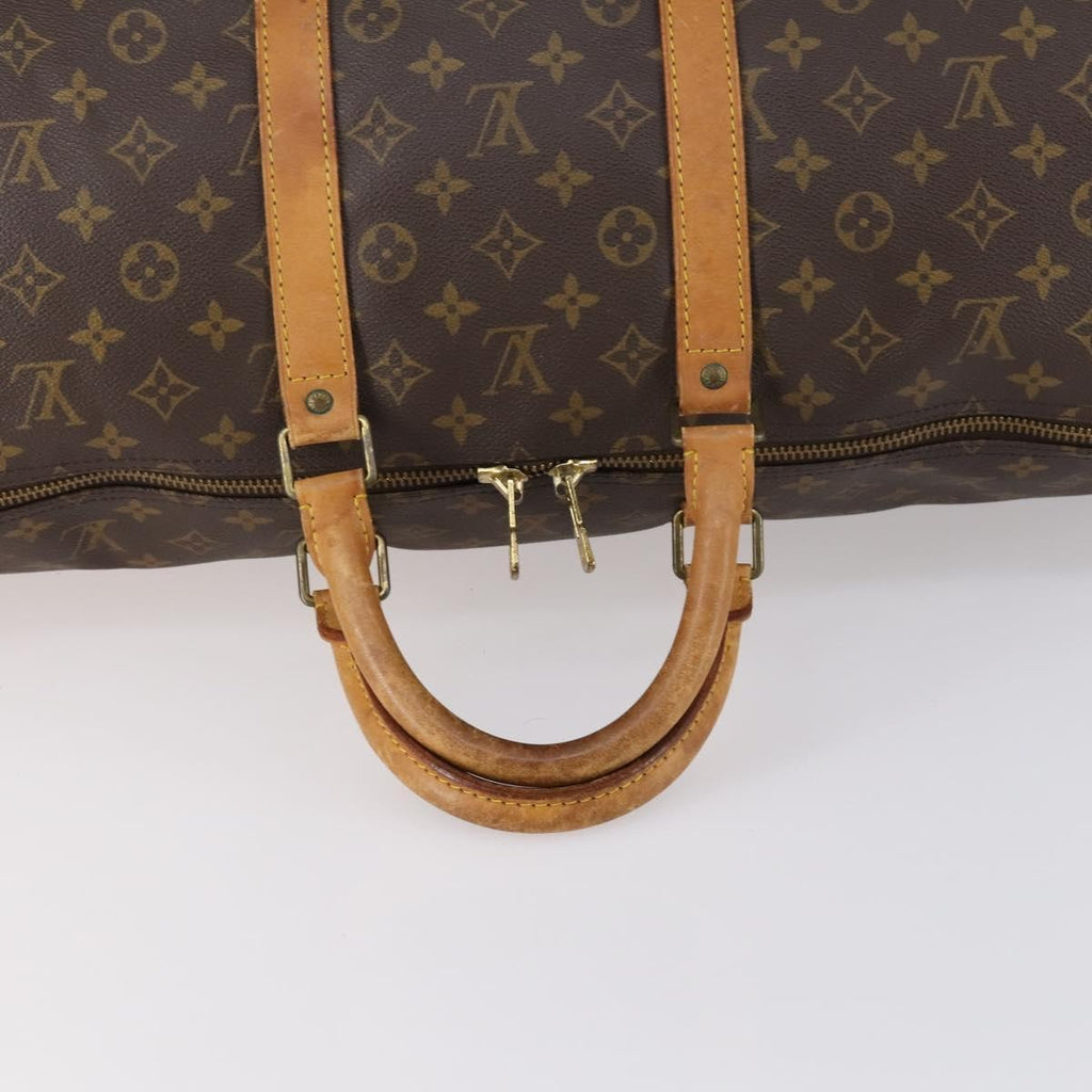 Louis Vuitton Keepall Bag Monogram Canvas Brown Canvas Travel Bag
