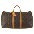 Louis Vuitton Keepall Bag Monogram Canvas Brown Canvas Travel Bag