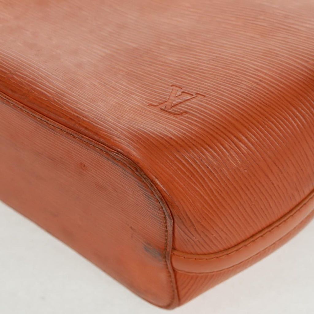 Louis Vuitton Mandara Handbag Epi Leather Orange Leather Shoulder Bag