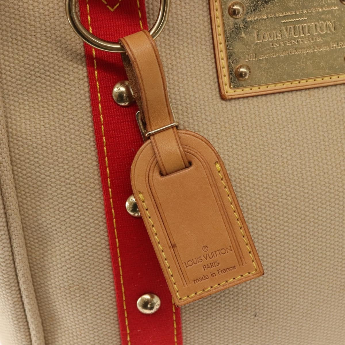 Louis Vuitton Antigua Tote Canvas Beige Canvas Tote Bag