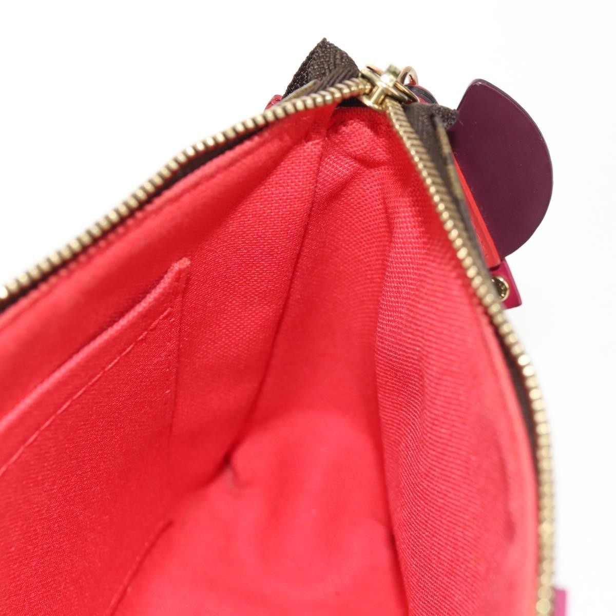 Louis Vuitton Pochette Accessoires Nm Limited Edition Totem Monogram Canvas Brown Canvas Clutche & Pouche Bag
