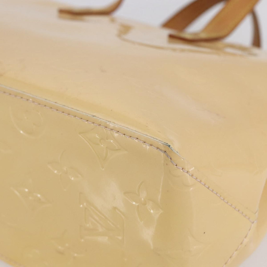 Louis Vuitton Reade Handbag Monogram Vernis Beige Patent_Leather Handbag