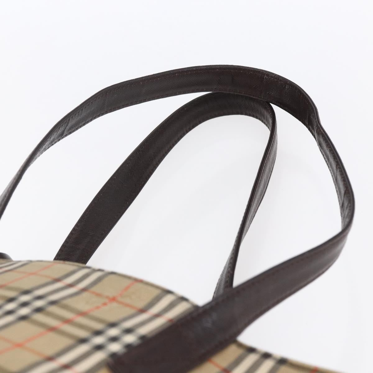Burberry Vintage Tote Bag Canvas Beige Canvas Tote Bag