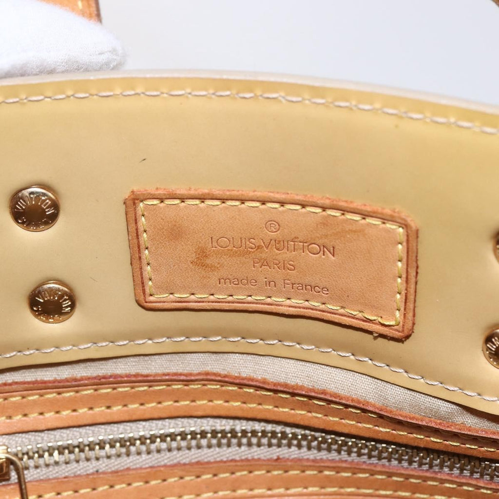 Louis Vuitton Reade Handbag Monogram Vernis Beige Patent_Leather Handbag