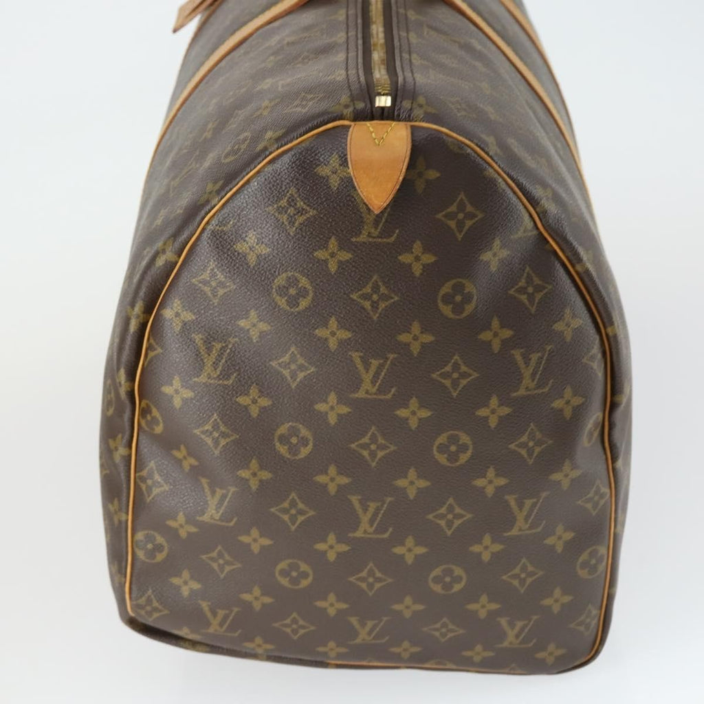 Louis Vuitton Keepall Bag Monogram Canvas Brown Canvas Travel Bag