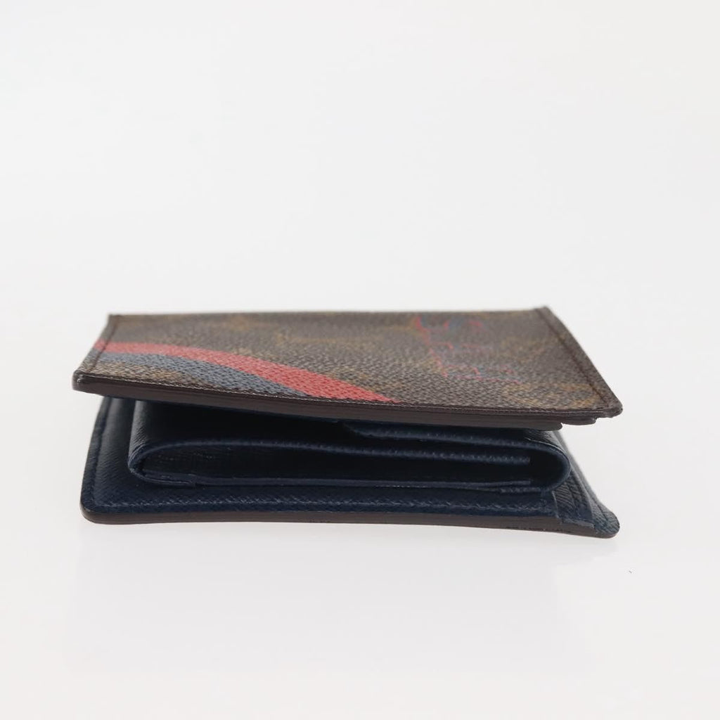 Louis Vuitton Marco Wallet Nm Monogram Canvas Brown Canvas Wallets Accessory