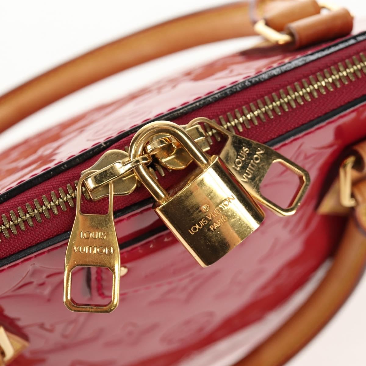 Louis Vuitton Montebello Handbag Monogram Vernis Pink Patent_Leather Handbag