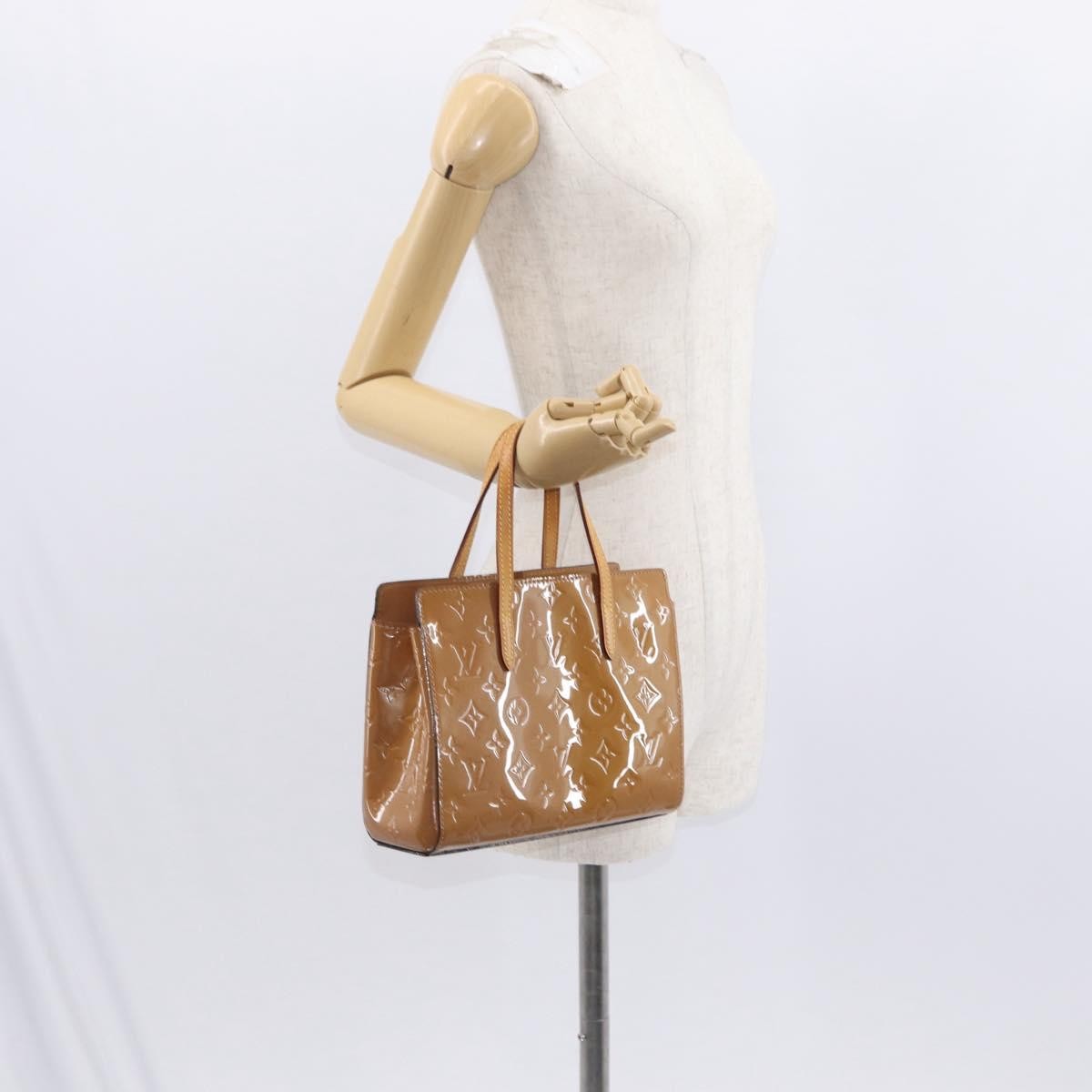 Louis Vuitton Catalina Handbag Monogram Vernis Pink Patent_Leather Handbag