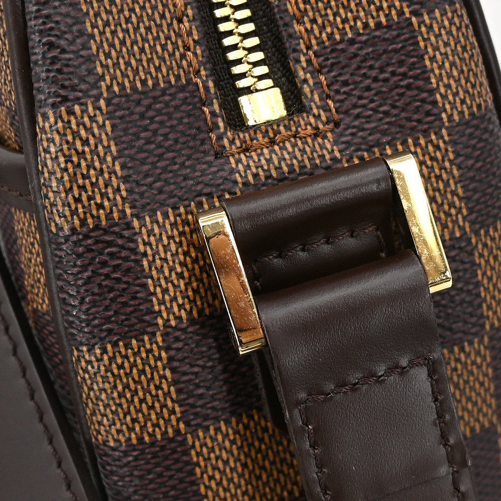 Louis Vuitton Ipanema Handbag Damier Brown Canvas Shoulder Bag