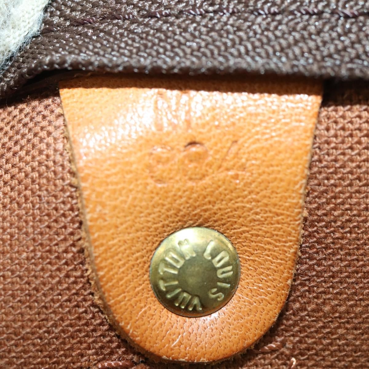 Louis Vuitton Keepall Bag Monogram Canvas Brown Canvas Travel Bag